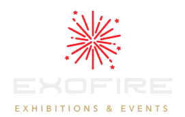 EXOFIRE | EXHIBITIONS & EVENTS Logo